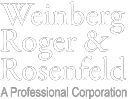 Weinberg Roger & Rosenfeld Logo